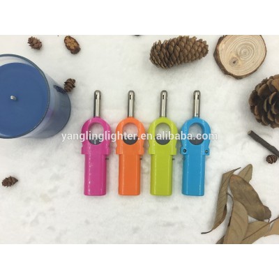 H-Cheap small gas flame lighter plastic kitchen lighter